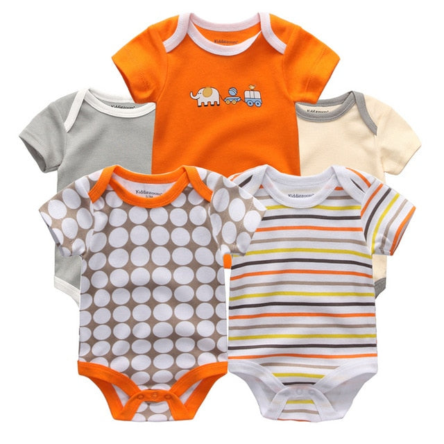 5PCS/LOT Unisex Top Quality Baby Clothes