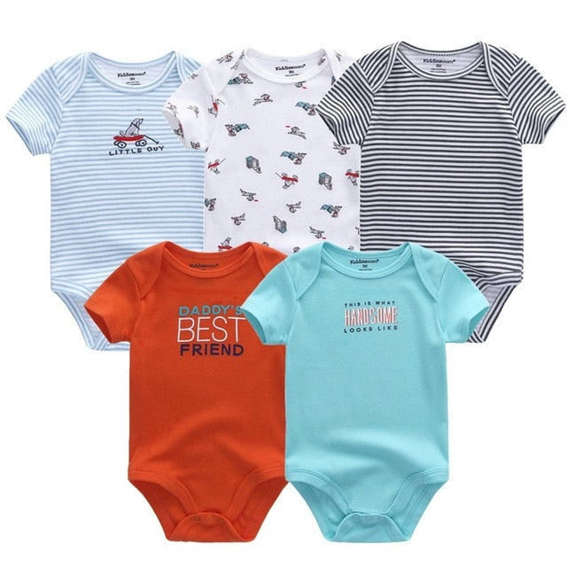 5PCS/LOT Unisex Top Quality Baby Clothes
