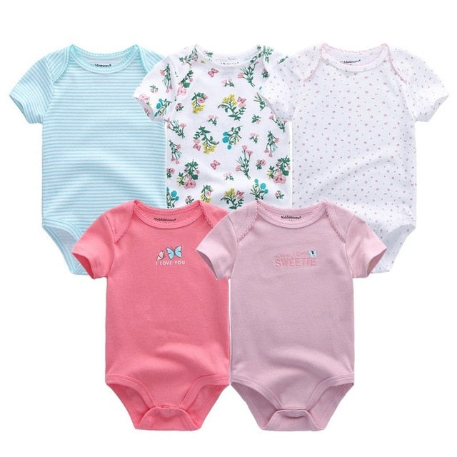 5PCS/LOT Unisex Top Quality Baby Clothes