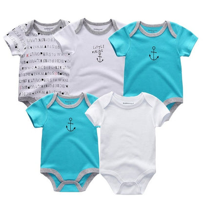 5PCS/LOT Unisex Top Quality Baby Clothes