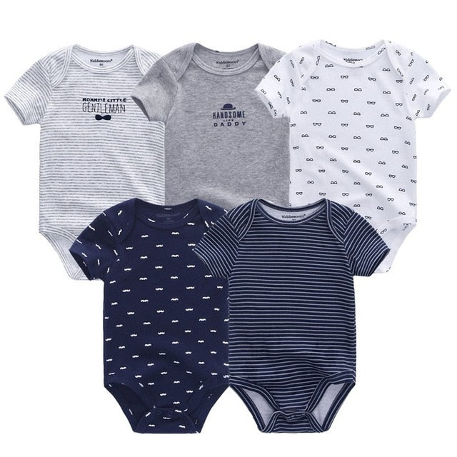 5PCS/LOT Unisex Top Quality Baby Clothes