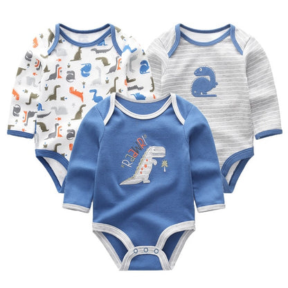 New Cutest 3pcs/lot Baby Romper Short Sleeve Cotton Similar Baby Boy Girl Clothes Baby Wear Jumpsuits Clothing Set Body Suits