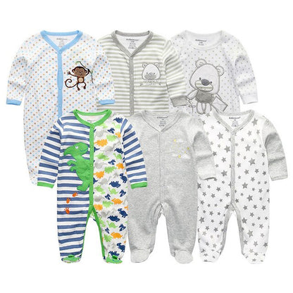 Girls' Baby Clothing Sets Newborn Bodysuits One-Pieces Cotton Baby Girl Clothes Roupas de bebe Baby Boys Clothes 1/2/3/5/6PCS