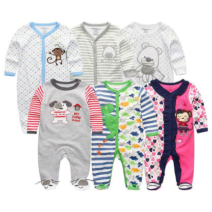 Girls' Baby Clothing Sets Newborn Bodysuits One-Pieces Cotton Baby Girl Clothes Roupas de bebe Baby Boys Clothes 1/2/3/5/6PCS