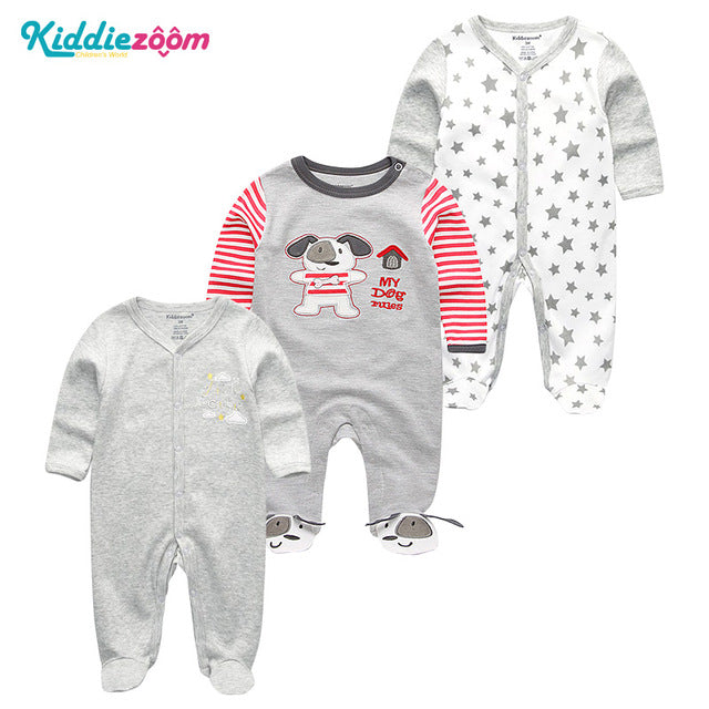 Girls' Baby Clothing Sets Newborn Bodysuits One-Pieces Cotton Baby Girl Clothes Roupas de bebe Baby Boys Clothes 1/2/3/5/6PCS