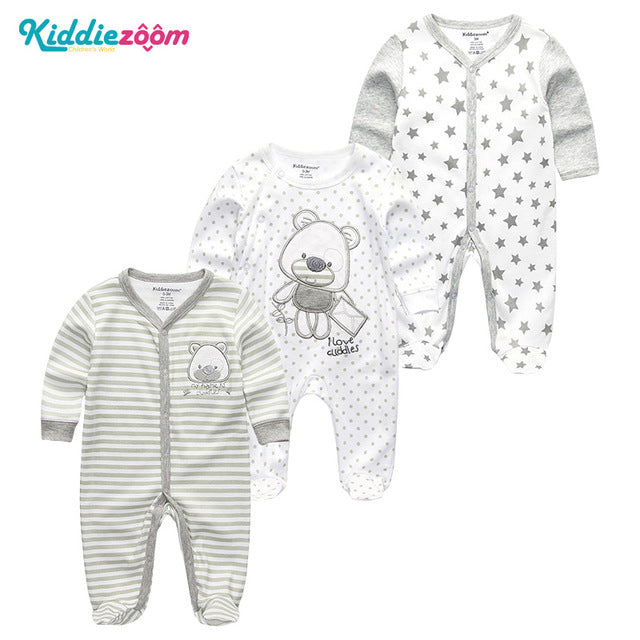 Girls' Baby Clothing Sets Newborn Bodysuits One-Pieces Cotton Baby Girl Clothes Roupas de bebe Baby Boys Clothes 1/2/3/5/6PCS