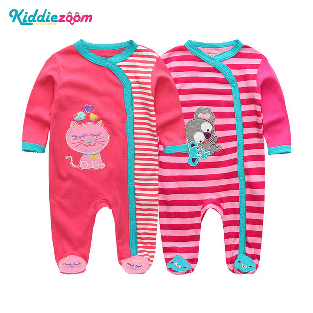Girls' Baby Clothing Sets Newborn Bodysuits One-Pieces Cotton Baby Girl Clothes Roupas de bebe Baby Boys Clothes 1/2/3/5/6PCS