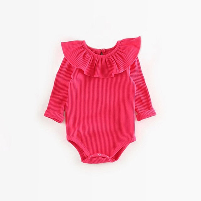 Baby Girl Romper 0-2Y Fashion Spring Newborn Baby Clothes For Girls Long Sleeve Kids Boys Jumpsuit Baby Girls Outfits Clothes