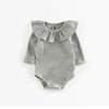 gray girl romper / 24M