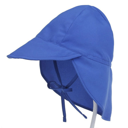 Summer Baby Sun Hat Children Outdoor Neck Ear Cover Anti UV Protection Beach Caps Kids Boy Girl Swimming Flap Cap For 0-5 Years