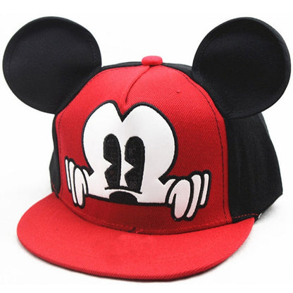 Mickey Ears Baby Sun Hats Children Snapback Baseball Cap Summer Toddler Kids Baby Boy Girls Hats Bucket Caps Casquette Enfant