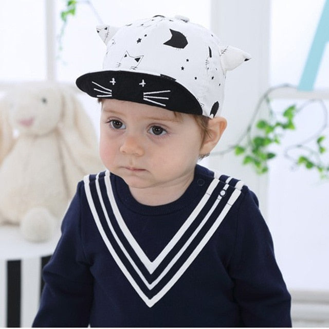 Mickey Ears Baby Sun Hats Children Snapback Baseball Cap Summer Toddler Kids Baby Boy Girls Hats Bucket Caps Casquette Enfant