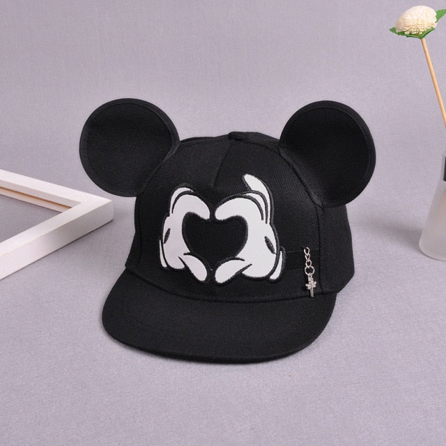 Mickey Ears Baby Sun Hats Children Snapback Baseball Cap Summer Toddler Kids Baby Boy Girls Hats Bucket Caps Casquette Enfant