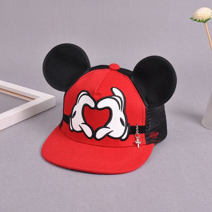 Mickey Ears Baby Sun Hats Children Snapback Baseball Cap Summer Toddler Kids Baby Boy Girls Hats Bucket Caps Casquette Enfant