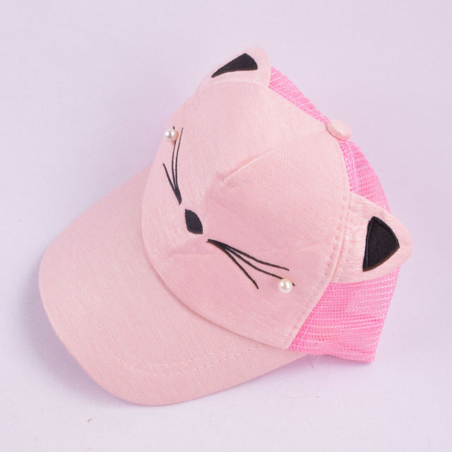 Mickey Ears Baby Sun Hats Children Snapback Baseball Cap Summer Toddler Kids Baby Boy Girls Hats Bucket Caps Casquette Enfant