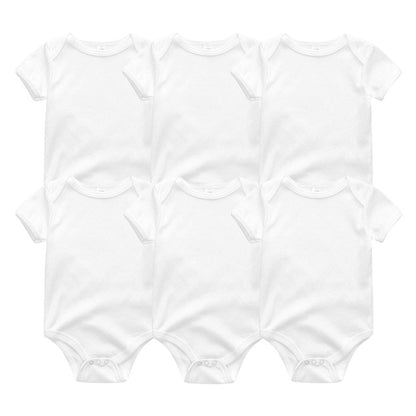 2019 6PCS/Lot Unisex Unicorn Baby Boy Clothes Cotton Kids Clothes Newborn Rompers 0-12M Baby Girl Clothes Roupa de bebe