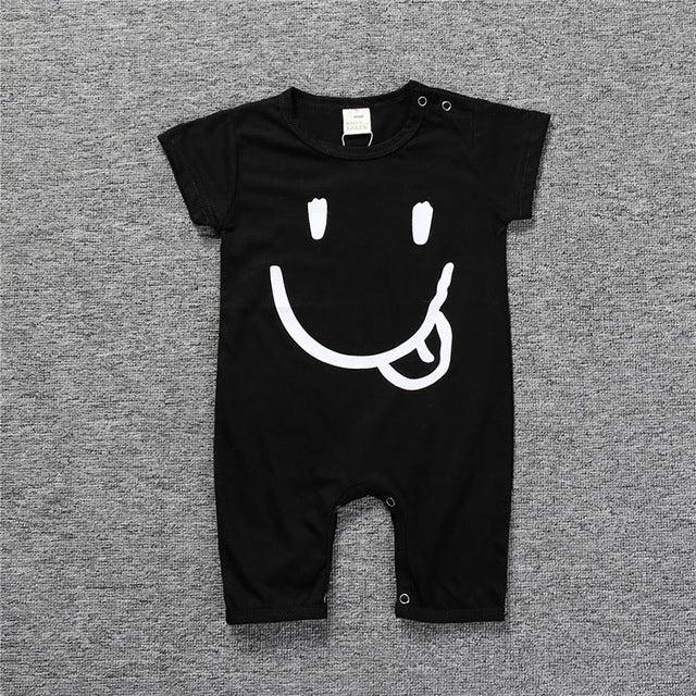 Baby clothes spring summer INS romper thin jacquard cotton newborn kids clothes short sleeves romper. SK-075