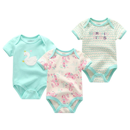 2019 Baby Rompers Unisex High Quality Baby Boys&Girls Short Sleeve O-Neck 0-12M Cute Animal Baby Clothes Infant Product