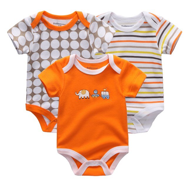 2019 Baby Rompers Unisex High Quality Baby Boys&Girls Short Sleeve O-Neck 0-12M Cute Animal Baby Clothes Infant Product