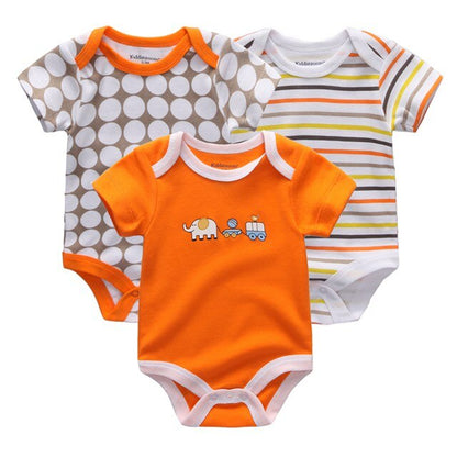 2019 Baby Rompers Unisex High Quality Baby Boys&Girls Short Sleeve O-Neck 0-12M Cute Animal Baby Clothes Infant Product