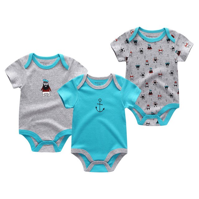 2019 Baby Rompers Unisex High Quality Baby Boys&Girls Short Sleeve O-Neck 0-12M Cute Animal Baby Clothes Infant Product