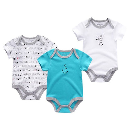 2019 Baby Rompers Unisex High Quality Baby Boys&Girls Short Sleeve O-Neck 0-12M Cute Animal Baby Clothes Infant Product