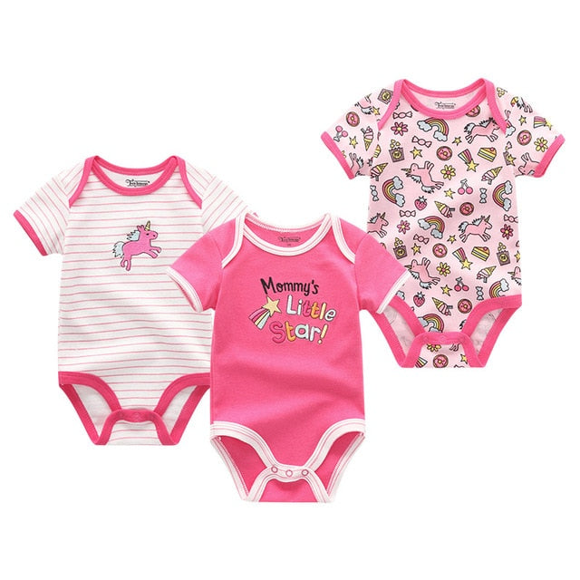 2019 Baby Rompers Unisex High Quality Baby Boys&Girls Short Sleeve O-Neck 0-12M Cute Animal Baby Clothes Infant Product