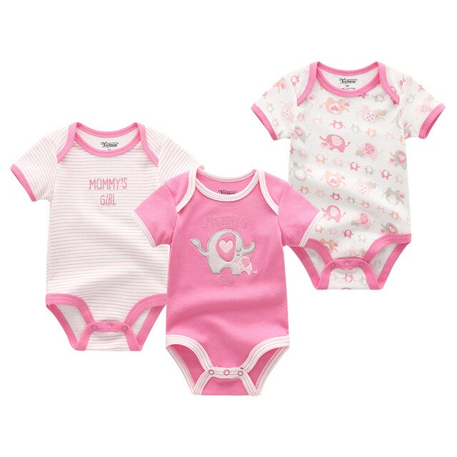 2019 Baby Rompers Unisex High Quality Baby Boys&Girls Short Sleeve O-Neck 0-12M Cute Animal Baby Clothes Infant Product
