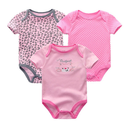 2019 Baby Rompers Unisex High Quality Baby Boys&Girls Short Sleeve O-Neck 0-12M Cute Animal Baby Clothes Infant Product
