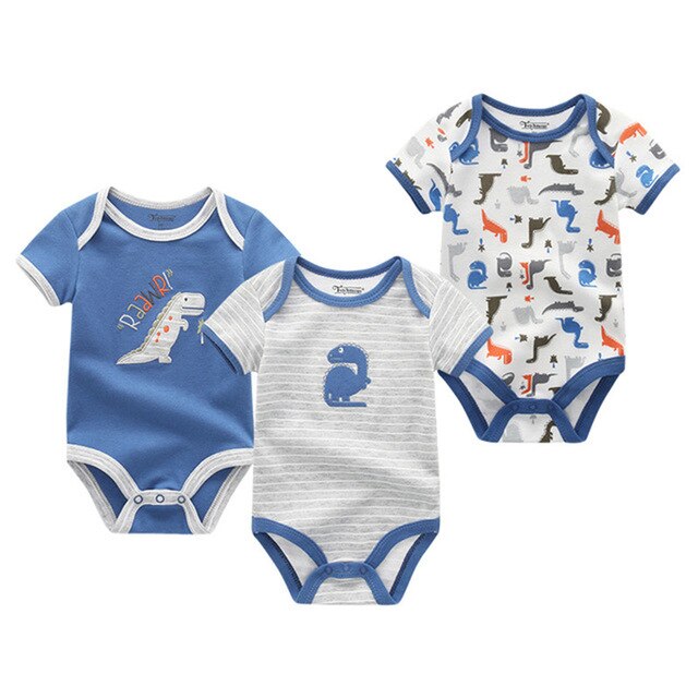 2019 Baby Rompers Unisex High Quality Baby Boys&Girls Short Sleeve O-Neck 0-12M Cute Animal Baby Clothes Infant Product
