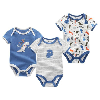 2019 Baby Rompers Unisex High Quality Baby Boys&Girls Short Sleeve O-Neck 0-12M Cute Animal Baby Clothes Infant Product