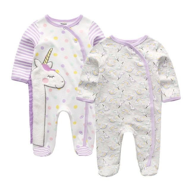 2019 High Quality Unicorn Baby Girl Clothes