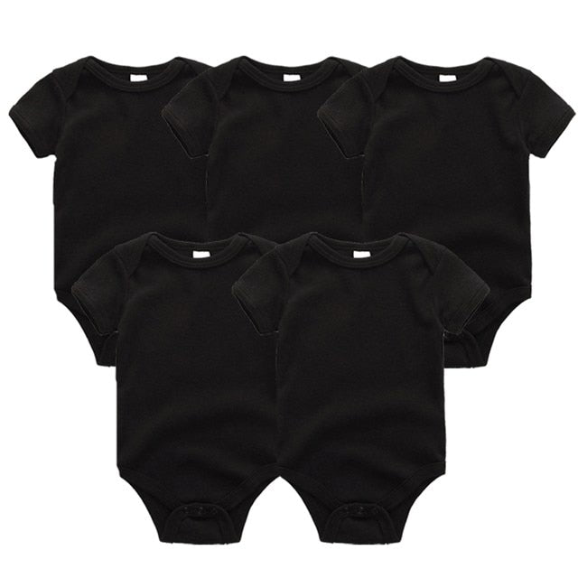 2019 Roupa de bebe Unicorn Unisex Newborn Baby Girl Clothes Baby Boy Clothes Jumpsuit Bodysuit Clothing Sets 5PCS Cotton 0-12M