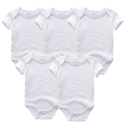 2019 Roupa de bebe Unicorn Unisex Newborn Baby Girl Clothes Baby Boy Clothes Jumpsuit Bodysuit Clothing Sets 5PCS Cotton 0-12M