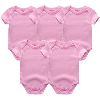 2019 Roupa de bebe Unicorn Unisex Newborn Baby Girl Clothes Baby Boy Clothes Jumpsuit Bodysuit Clothing Sets 5PCS Cotton 0-12M
