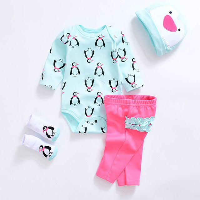 2019 Fashion Newborn Infants Baby Boys Girls Clothes Sets