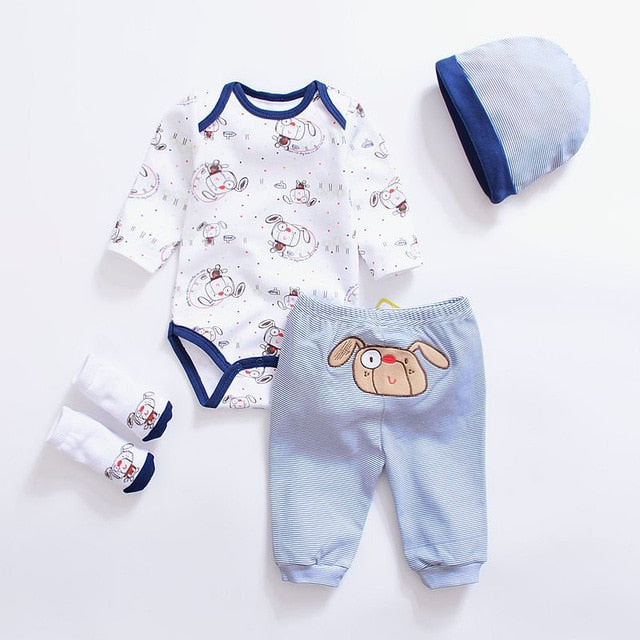 2019 Fashion Newborn Infants Baby Boys Girls Clothes Sets