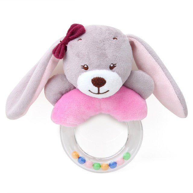 Cute Baby Rattle Toys Rabbit Plush Baby Cartoon Bed Toys for baby toys 0-12 months Educational baby rattle Toy Rabbit Hand Bells