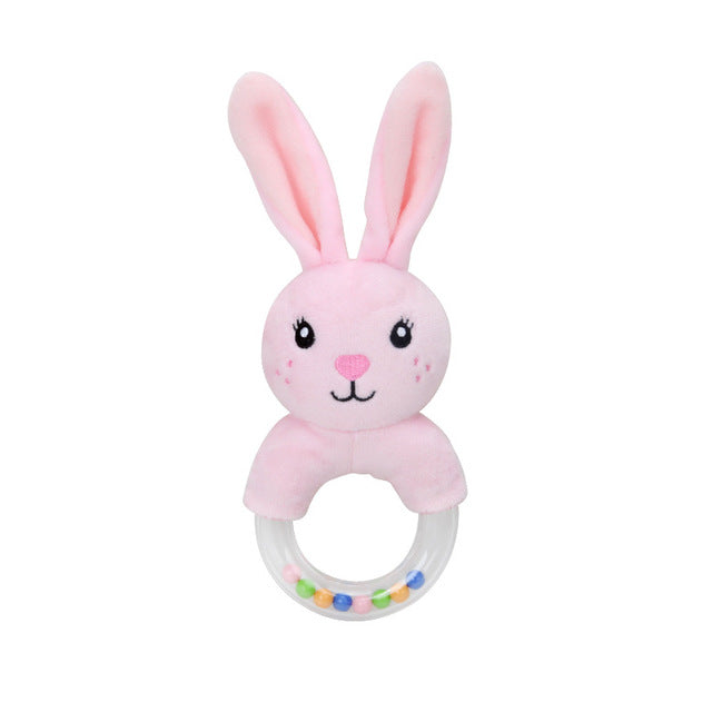 Cute Baby Rattle Toys Rabbit Plush Baby Cartoon Bed Toys for baby toys 0-12 months Educational baby rattle Toy Rabbit Hand Bells