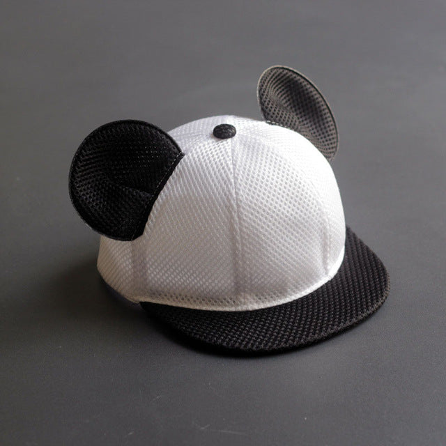 Mickey Ears Baby Sun Hats Children Snapback Baseball Cap Summer Toddler Kids Baby Boy Girls Hats Bucket Caps Casquette Enfant