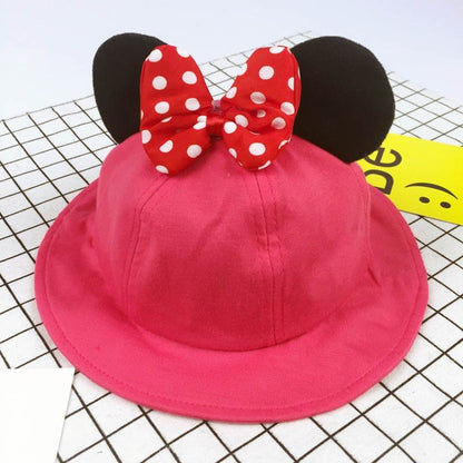 Mickey Ears Baby Sun Hats Children Snapback Baseball Cap Summer Toddler Kids Baby Boy Girls Hats Bucket Caps Casquette Enfant