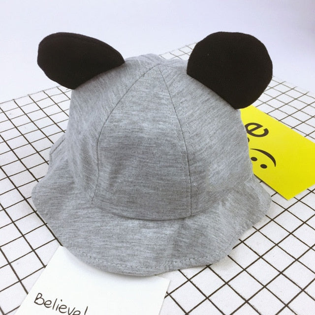Mickey Ears Baby Sun Hats Children Snapback Baseball Cap Summer Toddler Kids Baby Boy Girls Hats Bucket Caps Casquette Enfant