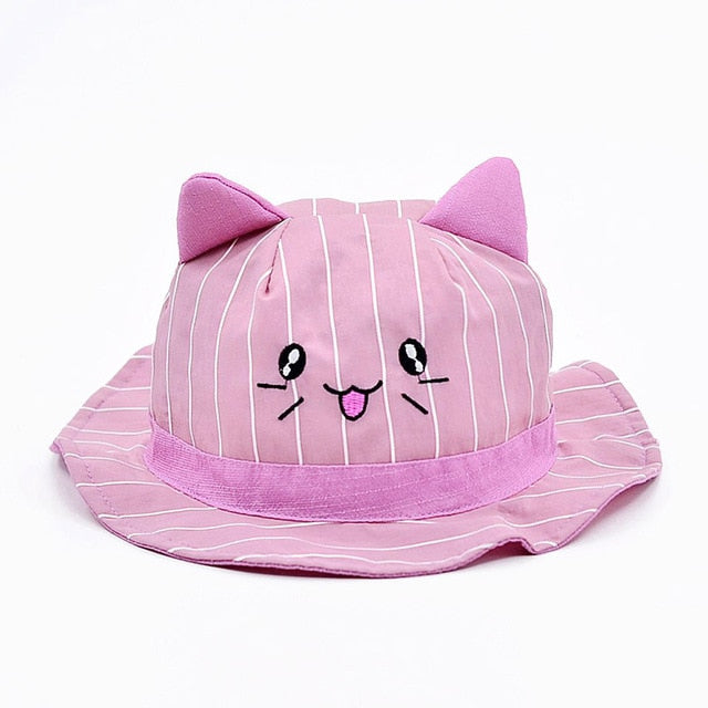 Baby Summer Outdoor Bucket Hat Children Floral Print Panama Cap Sun Beach Cap Lovely Lace Princess Baby Girl Brim Sun Hats