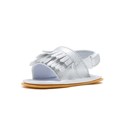 Summer Baby First Walkers Soft Bottom Fringe Candy Color Shoes Girls Baby Toddler Slippers Boys Prewalkers QF