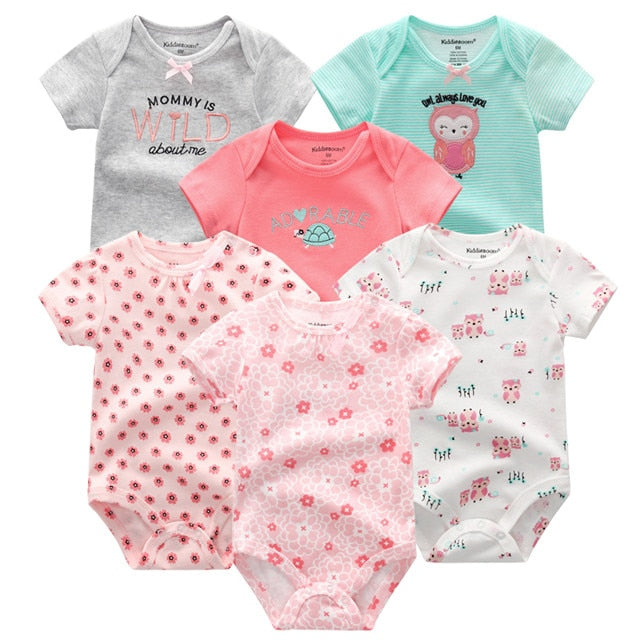 2019 6PCS/Set Unisex Newborn Baby Clothes