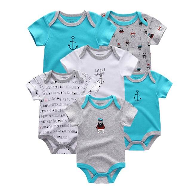 2019 6PCS/Set Unisex Newborn Baby Clothes
