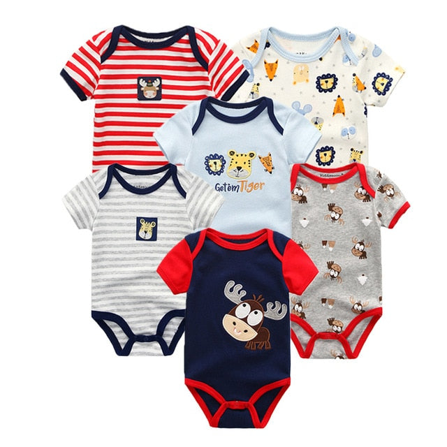 2019 6PCS/Set Unisex Newborn Baby Clothes