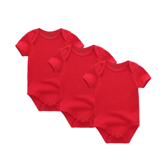 2019 3PCS/Lot Newborn Bodysuits Girls Clothing 0-12M Baby Girl Clothes 100%Cotton Unicorn Baby Boy Clothes Roupas de bebe