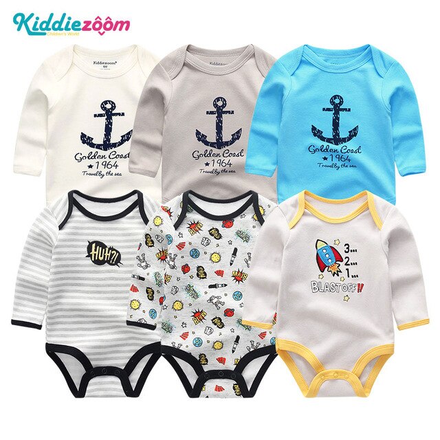 Baby Girl Clothes Unicorn Bodysuits 0-12M Roupas de bebe Baby Boy Clothes Stripe Jumpsuit Newborn Cotton Babywear Girls Clothes