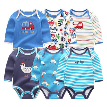 Baby Girl Clothes Unicorn Bodysuits 0-12M Roupas de bebe Baby Boy Clothes Stripe Jumpsuit Newborn Cotton Babywear Girls Clothes